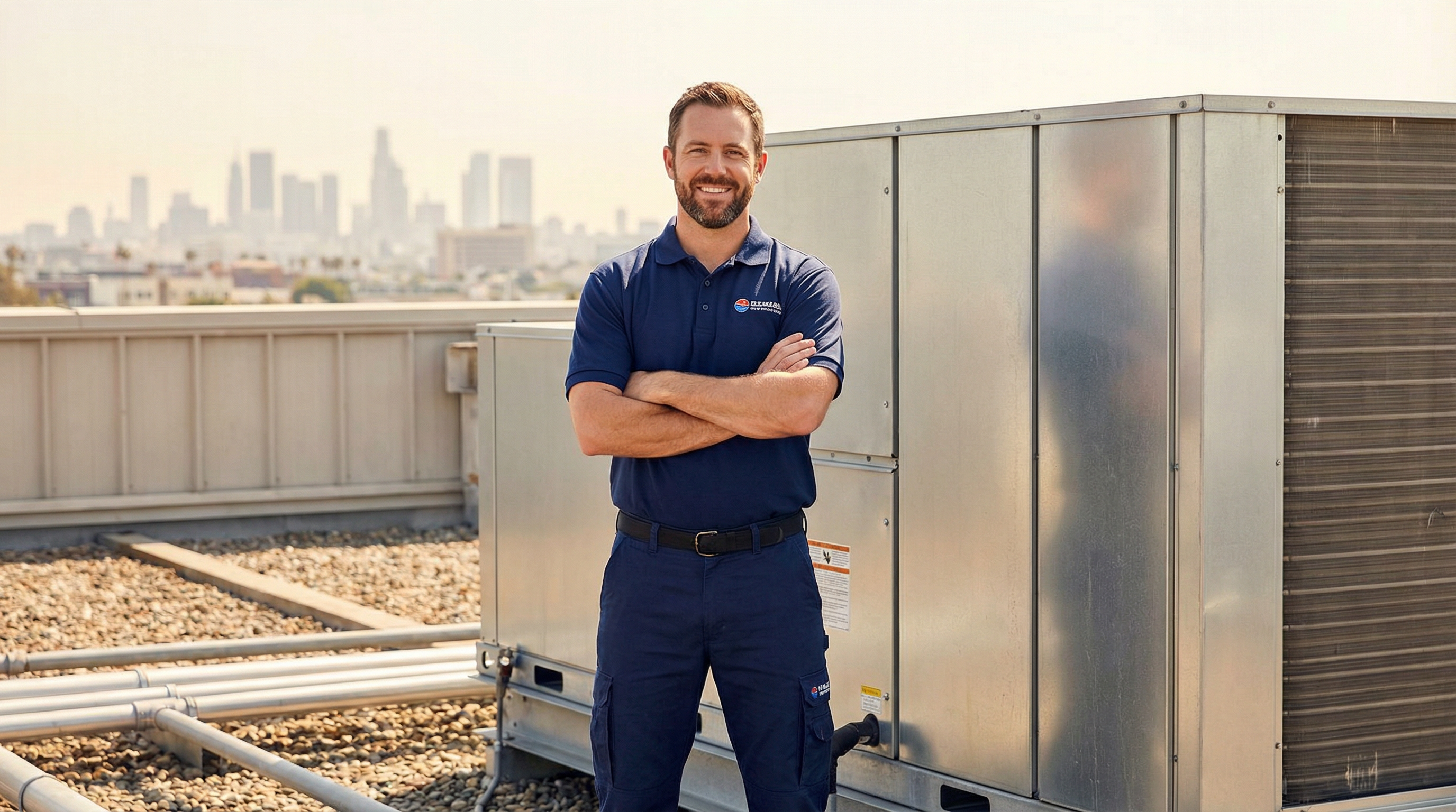 Professional HVAC technician