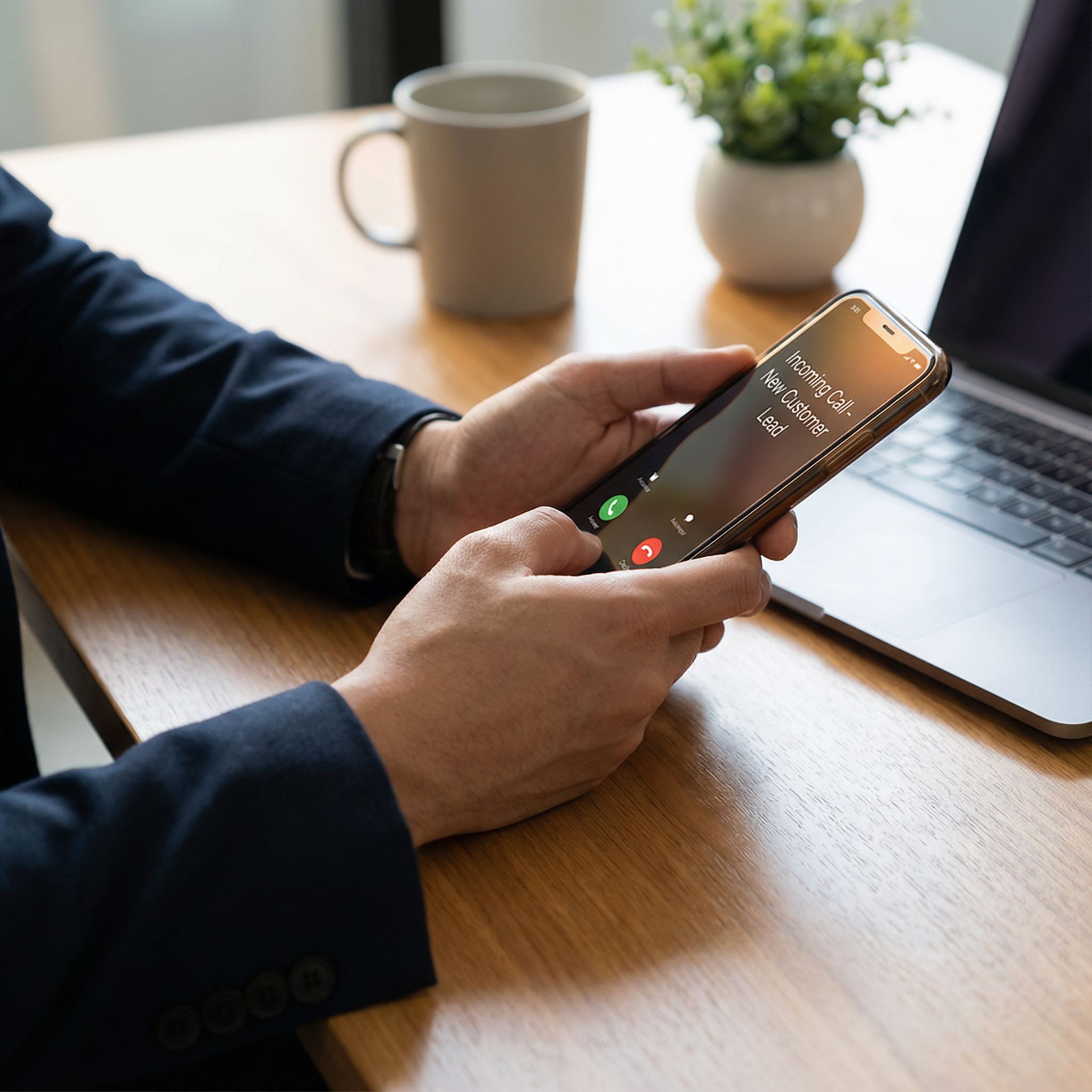 Receiving customer calls